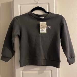 H&M Gray Sweatshirt Classic Crew Neck Long Sleeves
